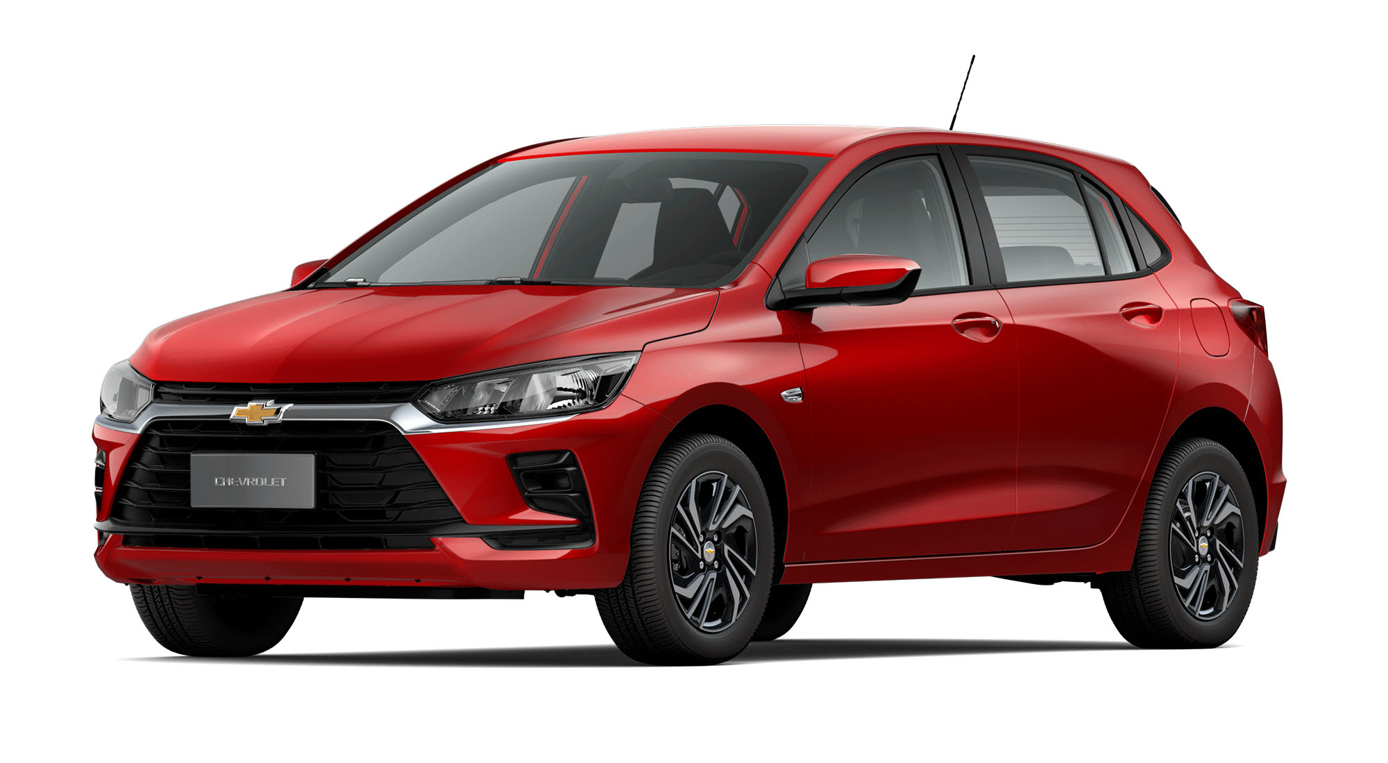 Chevrolet Onix LT Turbo MT en color rojo jinx